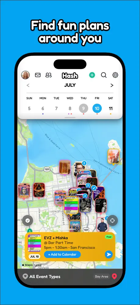 Find fun plans around you